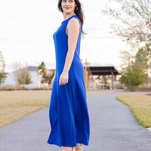 Boutique Dresses & Skirts - Long Slit Maxi Dress Bodycon for Summer Spring Party Beach Vacation